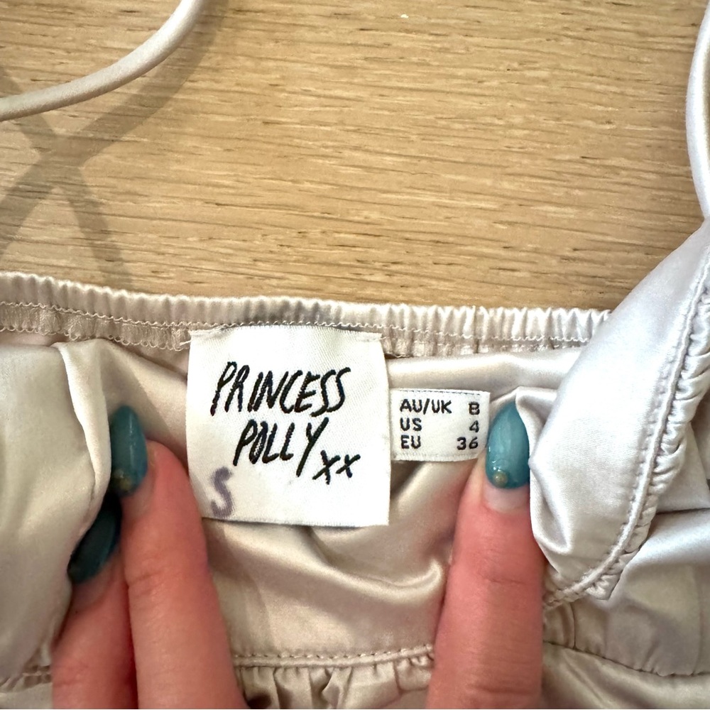 Princess Polly Satin Mini Dress (size US 4) - Picture 3 of 3
